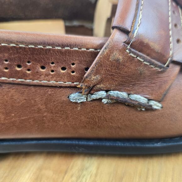 G.H. Bass Mens 10.5D Michael Brown Leather Lifestyle Office Kiltie Tassel Loafer main image 14